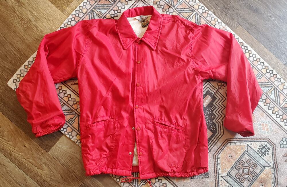 Vintage Polish Poland Eagle Red West Wind Buccaneer Jacket M